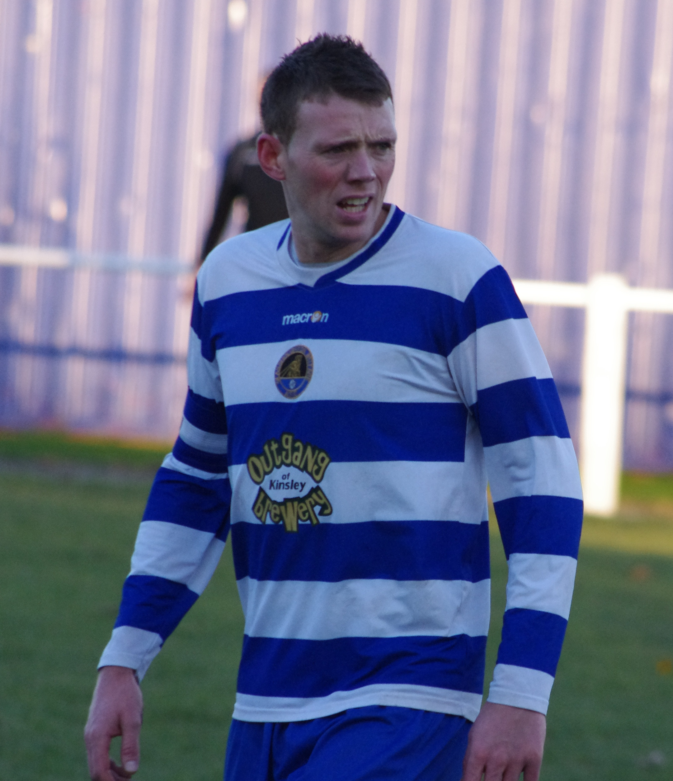 Glasshoughton captain Darrell Young was sent off