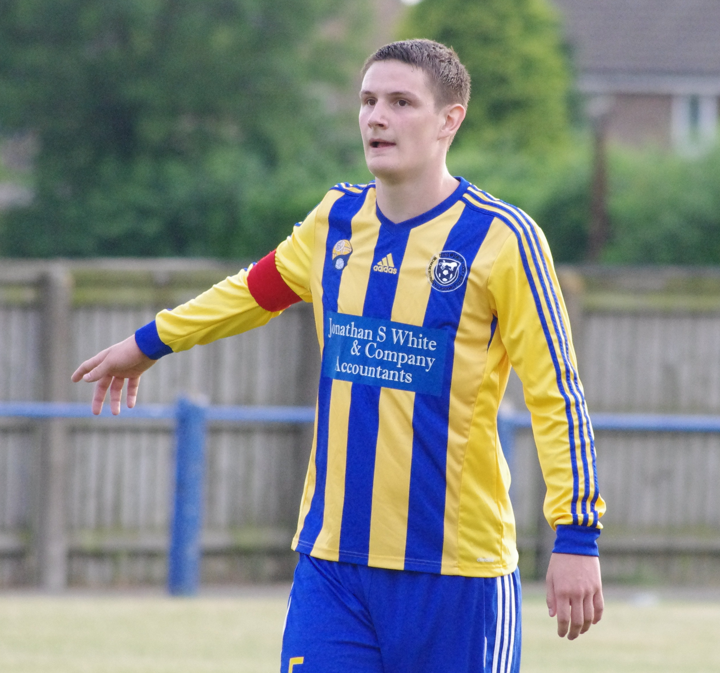 Garforth Town captain Nick Allen is one player missing the trip to Bridlington