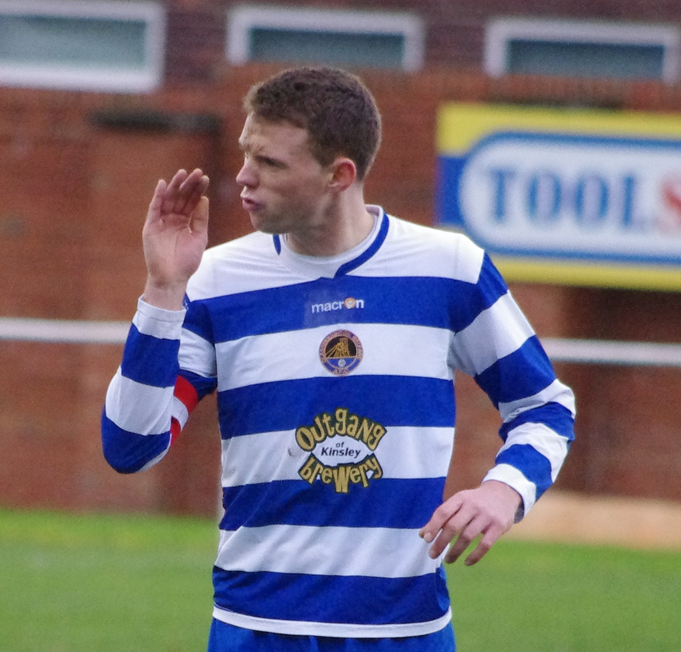 Club captain Darrell Young was yellow carded for the eighth time this season