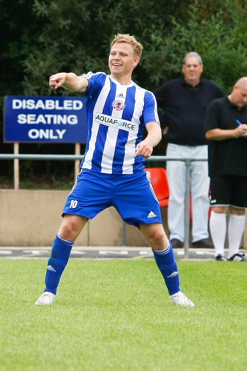 In-form Shaw Lane striker Danny Frost scored a hat-trick in the 11-2 demolition of Louth