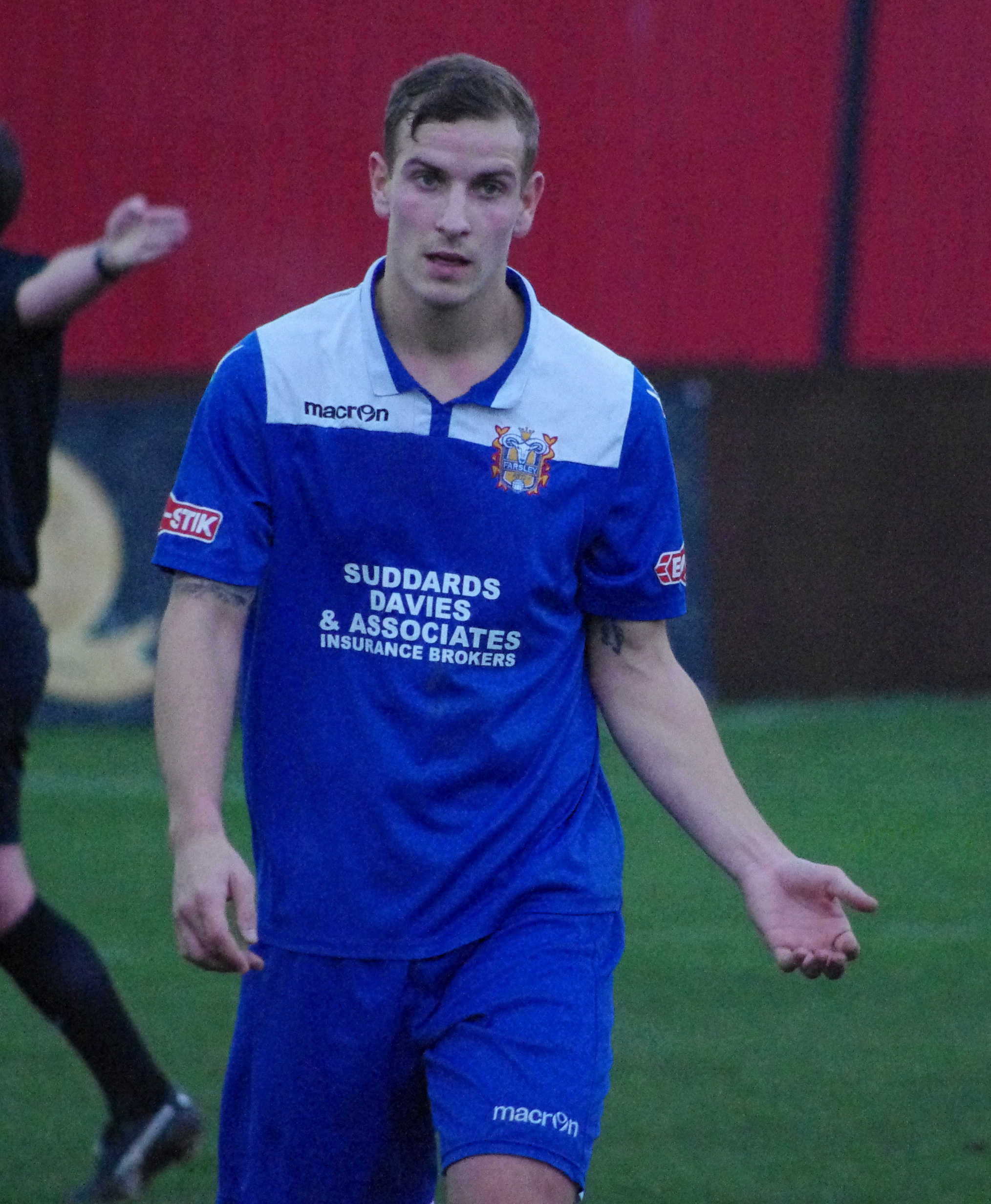Adam Priestley made his debut for Gibraltar during November