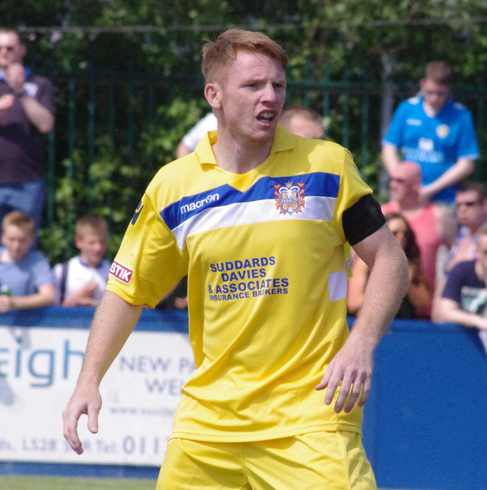 Farsley AFC captain Robbie O'Brien scored the winning penalty as Farsley shot to second in the Evo Stik Div One North table