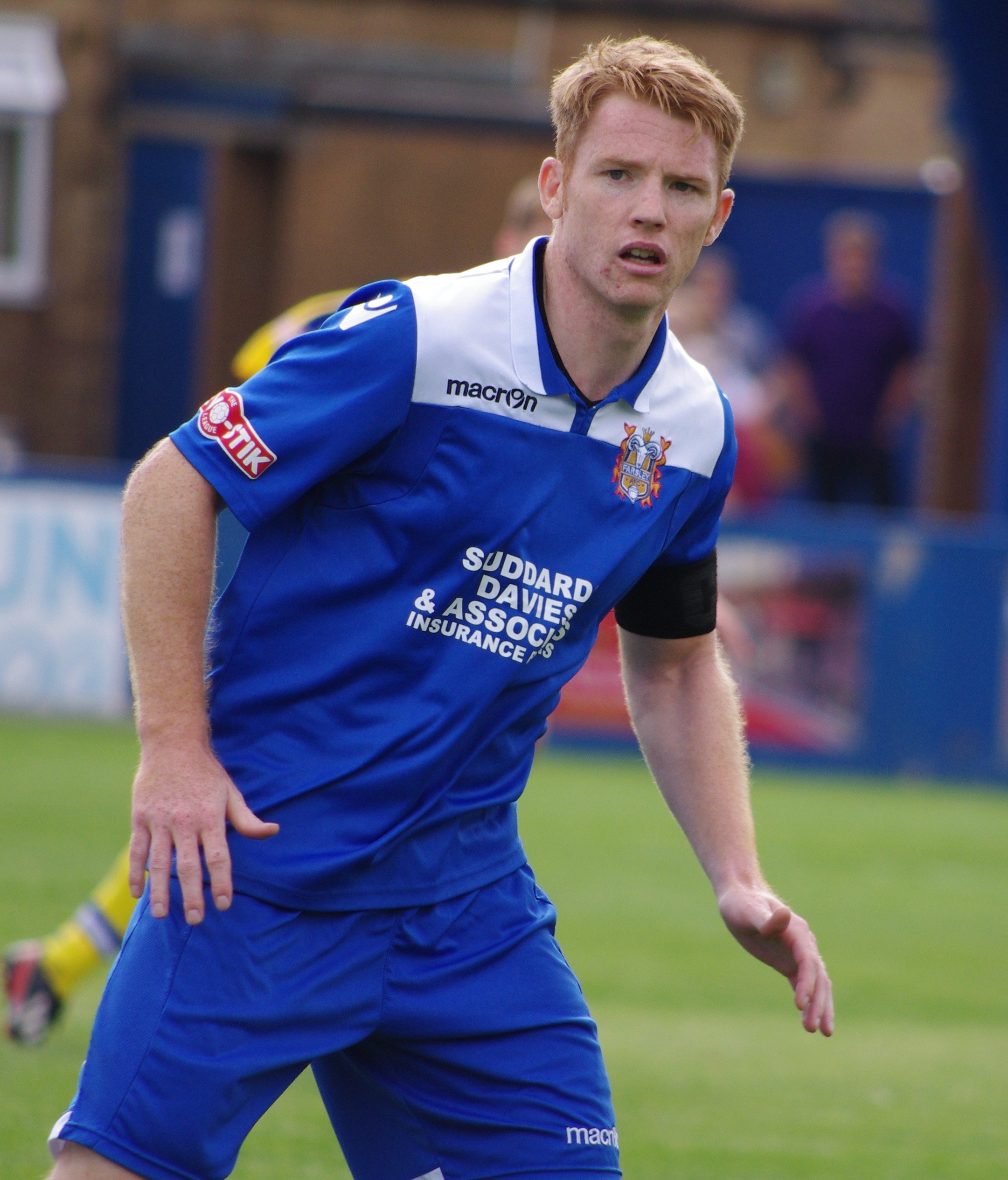 Farsley captain Robbie O'Brien has earned praise from his manager Neil Parsley