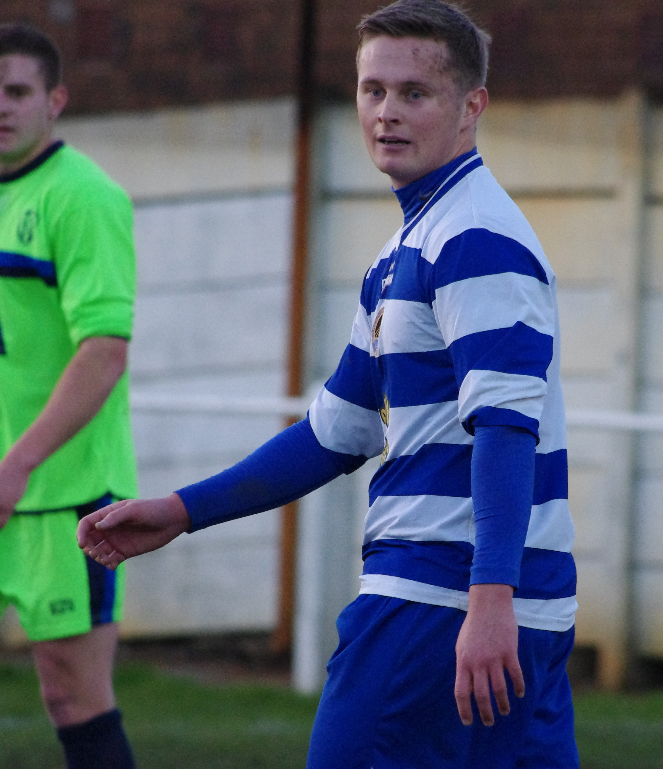 Glasshoughton's Josh Prudhoe (pictured) crossed for Del Pollock to score against Brighouse