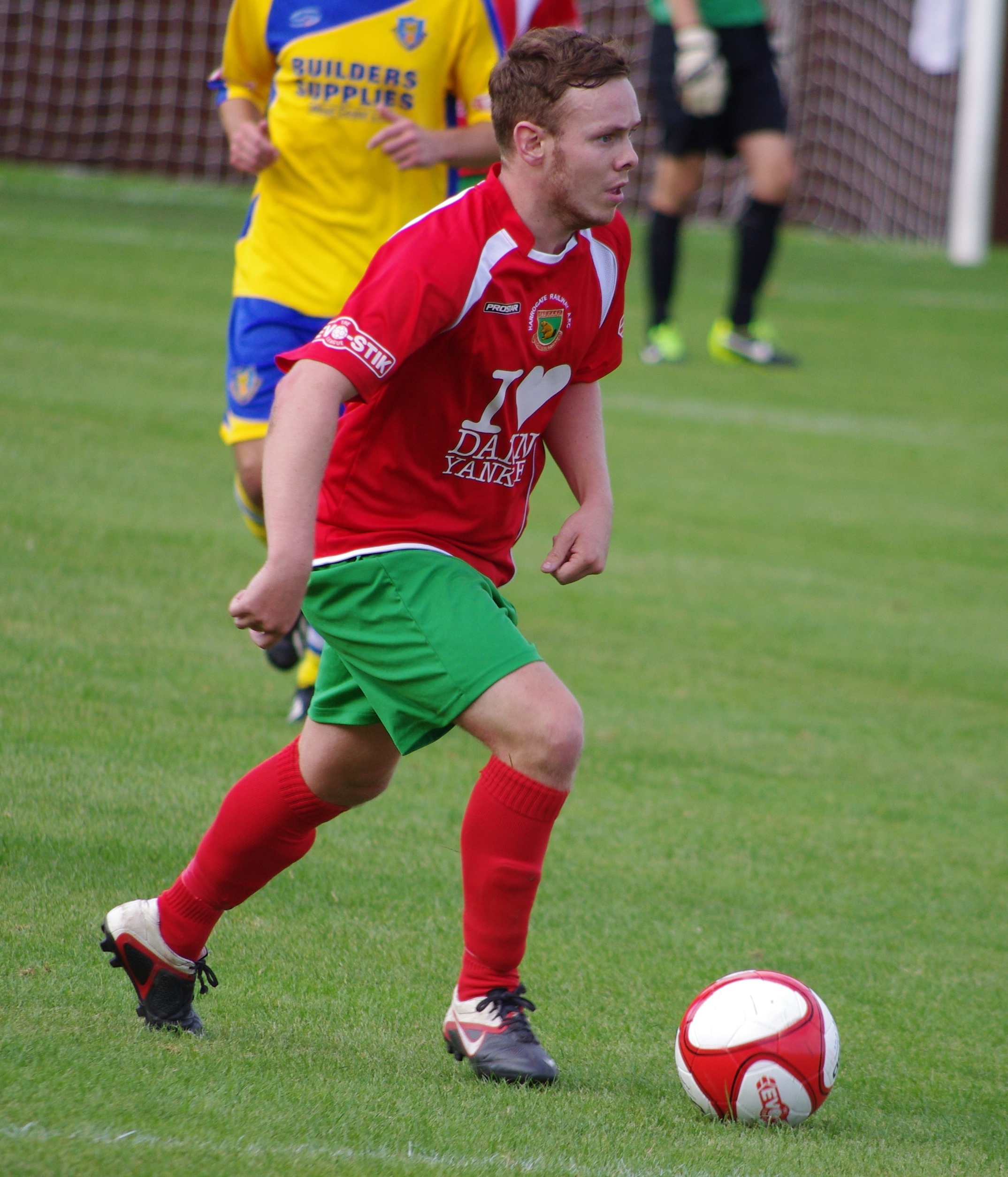 Nathan Cartman scored the winner for Harrogate Railway in their 1-0 win over Burscough