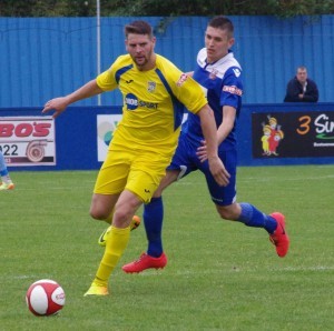 Gavin Allott was Frickley's main threat