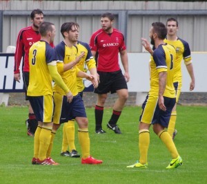 Josh is congratulated by his older brother Jonathan