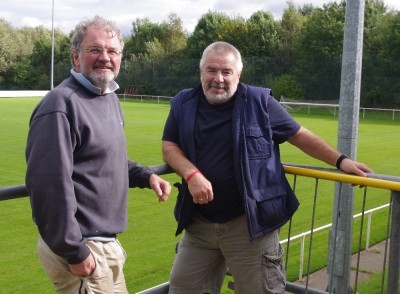 Granville Marshall and Roy Winfield and their other volunteers will ensure the ground is ready