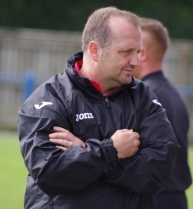 Harrogate Railway manager Billy Miller who is hoping to lead his side into the FA Cup second qualifying round 