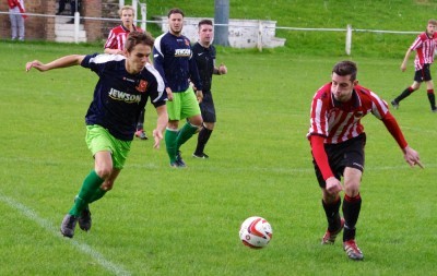 Actual match action from Worsbrough Bridge 1-1 Selby Town