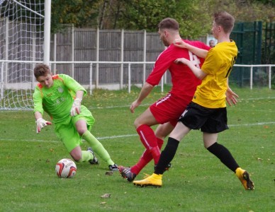 Action from Nostell Miners Welfare 1-1 Parkgate 