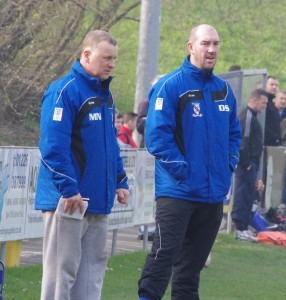 Cleethorpes Town manager Marcus Newell (left) says his club have made great strides in 2014