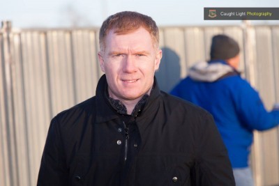 Manchester United legend Paul Scholes was one of 403 spectators at Station View. Photo: Caught Light Photography