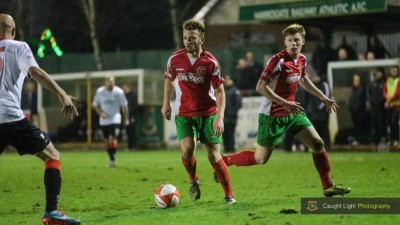 Fatlum Ibrahimi was a star performer for Harrogate in midfield. Photo: Caught Light Photography
