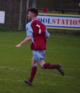 False dawn: Jordan Townend celebrates putting AFC Emley in front