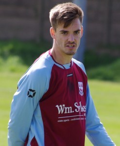 Max Leonard is back playing for AFC Emley