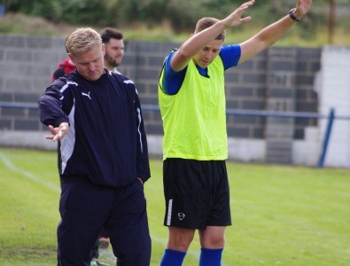 Nick Handley managed to stop traffic at Pontefract Collieries after Duncan Bray's late intervention