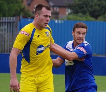 Danny South (left) got two goals for Ossett Albion
