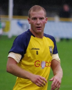 Tom Claisse was sent off in Tadcaster's defeat at Shaw Lane when the scores were 0-0