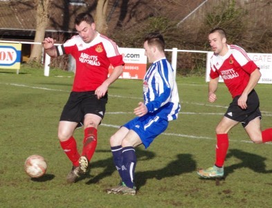 Action from Knaresborough Town 0-0 Yorkshire Amateur