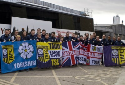 The Tadcaster Albion team travelled to Wiltshire on Friday and stayed overnight. Picture: Ian Parker