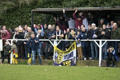 Tadcaster were backed by a huge travelling following. Picture: Ian Parker