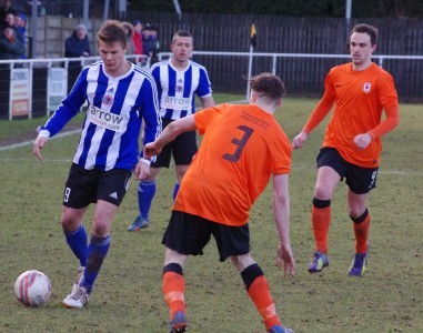 Action from Shaw Lane 2-2 Glossop North End