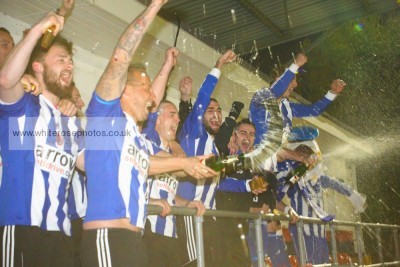 Another shot of the champagne flowing. Picture: White Rose Photos