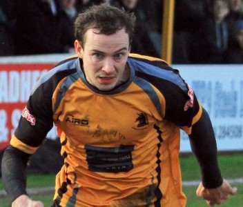 Adam Muller scored in Ossett Albion's 3-0 win at Warrington Town. Picture: Adam Hirst