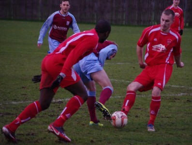 Harrison Blakey in action for Yorkshire Amateur