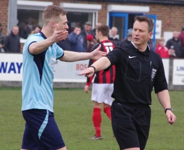 Referee Rob Atkin gave one of the most controversial decisions of the season on the NCEL Easter GroundHop weekend