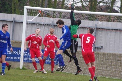 Yorkshire Amateur goalkeeper Suwara Bojang was again in great form for his side