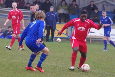 Action from Winterton Rangers 1-1 Yorkshire Amateur