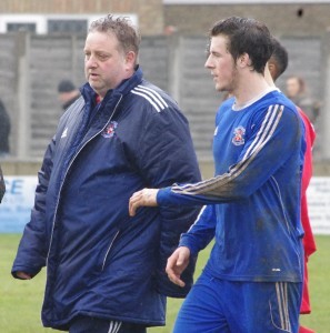 Darren Waring (left) believes Winterton Rangers have had a good season