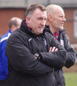 AFC Emley manager Darren Hepworth has replaced his departed assistant Roly Lanes (right)