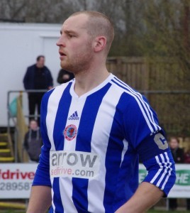 Shaw Lane captain Sam Denton scored the winner for his side in the 1-0 victory over Heanor