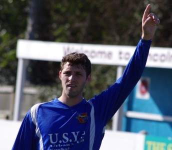 Pontefract Collieries striker Aaron Moxam