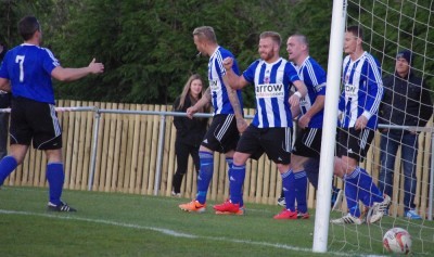 Danny Frost celebrates his goal