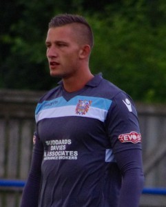 Farsley AFC goalkeeper Tom Taylor won the young player of the year for the Evo Stik Division One North last night