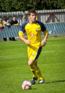 Tadcaster defender Andy Milne. Picture: Ian Parker