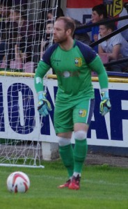 Tadcaster Albion goalkeeper Tom Morgan