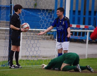 Cleethorpes felt the goal should have been ruled out for a foul on goalkeeper Liam Higton
