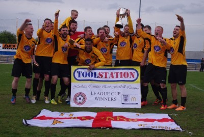 The whole Handsworth team with the trophy