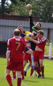 Selby goalkeeper Jody Barford was a rock for his side