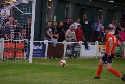 Steve Hollingworth scores his first ever goal for Brighouse