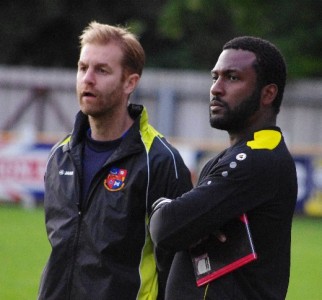 Vill Powell (right) was at Simon Weaver's side at Tadcaster