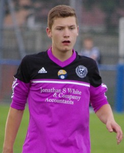 Luke Mangham, pictured, and Richard Patterson have signed for Stocksbridge