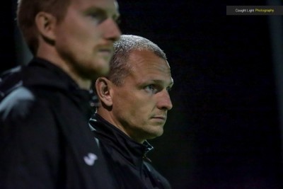 Tough week: Harrogate Railway manager Lee Ashforth. Picture: Caught Light Photography