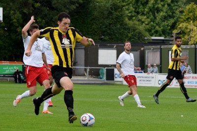 Paul Clayton scored the winner for Harrogate Town at Chorley. Picture: Craig Hurle