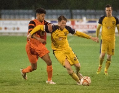 Dan Clayton in action for Tadcaster during their victory over Staveley. Picture: Ian Parker